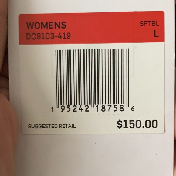 NIKE Dugout Long Full Zip Parka Jacket in Navy/White Sz LARGE - Picture 8 of 9